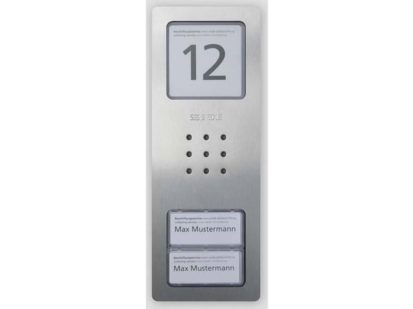 Siedle samtaleanlegg 210008734-00 rustfritt stål