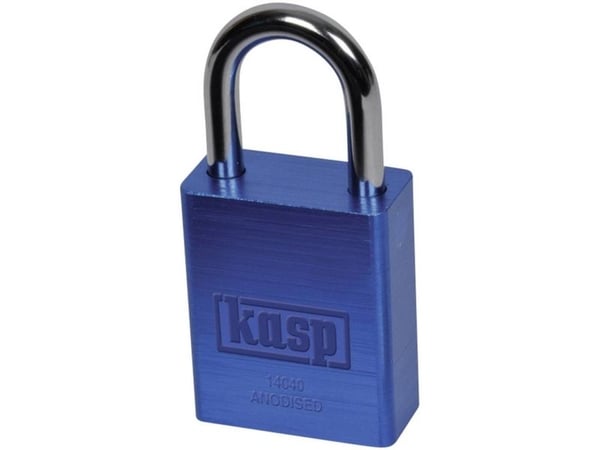 Kasp K14040BLUD hengelås 38 mm (ulike blå)