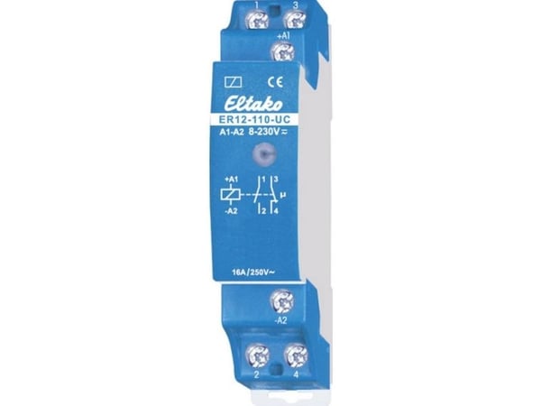 Eltako ER12-110-UC, Sininen, Valkoinen, 250 V, 16 A