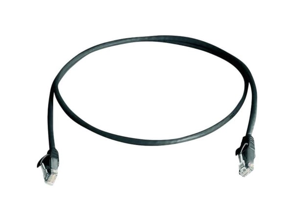 Telegärtner L00003E0000, 5 m, Cat5e, U/UTP (UTP), RJ-45, RJ-45, Sort