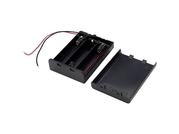 TRU COMPONENTS SBH-331AS Batteriholder 3 R6 (AA) Kabel
