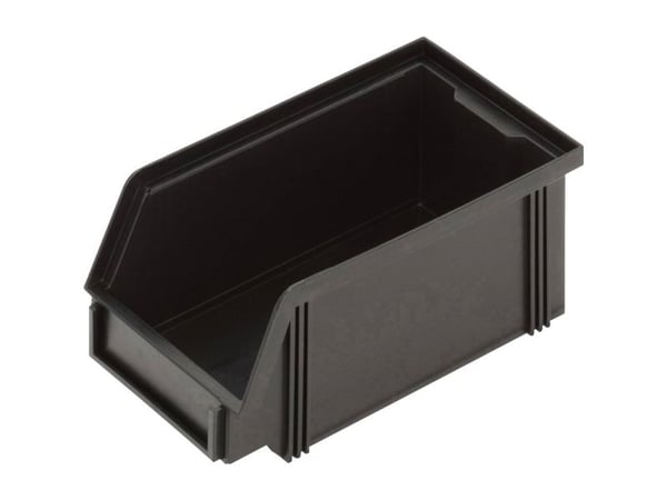 Alutec 1394005197 ESD oppbevaringskasser CB5MC (B x H x T) 100 x 75 x 175 mm – farge sort, 1 stk