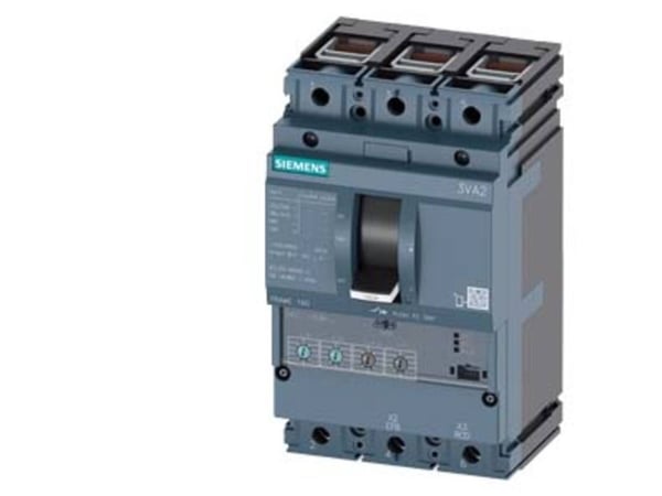 Siemens 3VA2116-6HN36-0AA0 Strömbrytare 1 st Inställningsområde (ström): 63 - 160 A Kopplingsspänning (max.): 690 V/AC (B x H x D) 105 x 181 x 86 mm