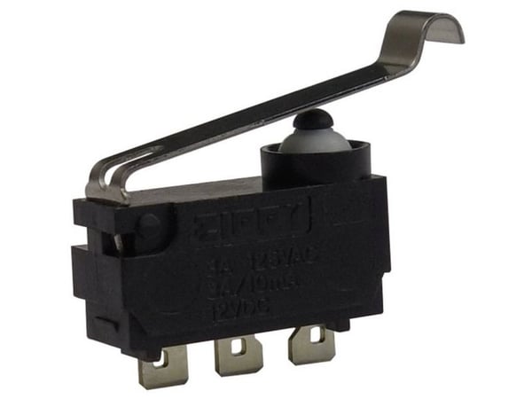 Zippy DW-N3S-04A0A-Z Mikrokytkin DW-N3S-04A0A-Z 12 V/DC 3 A 1 x On/(On) Painike 1 kpl 1 kpl