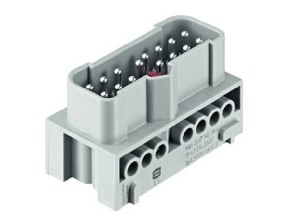 Industriell kobling Amphenol C146 19410142601 HARTING, innhold: 1 stk pin-innsats