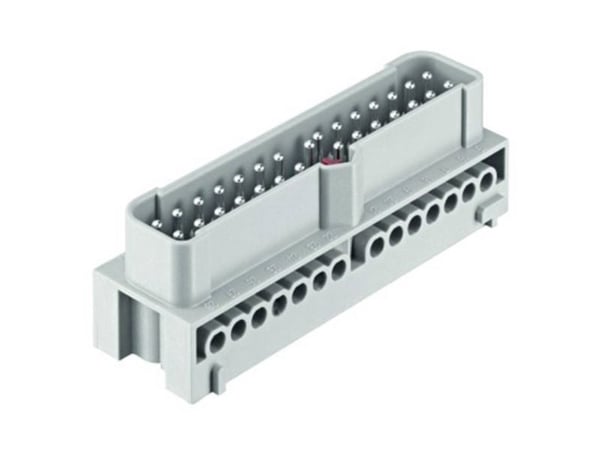 Industrikontakt Amphenol C146 19410282601 HARTING Innehåll: 1 st stiftinsats