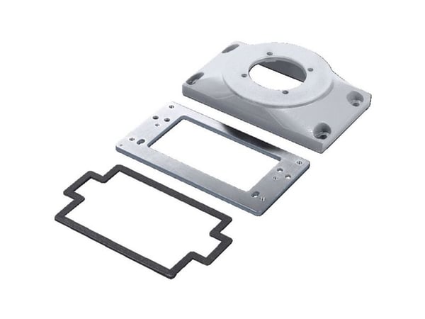 Rittal CP 6212.540, Aluminium, Stål, Hvit