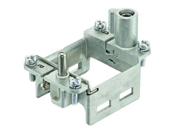 Harting gångjärnsram för 2 moduler märkning A-B Han Modular 09140060371