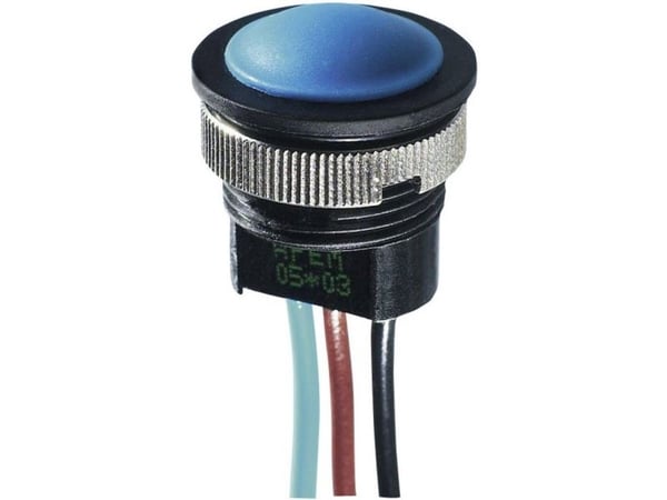 APEM IAR5F1200 tryckknapp 24 V/DC 2 A, 1x On/(On), IP67 (front), 1 st
