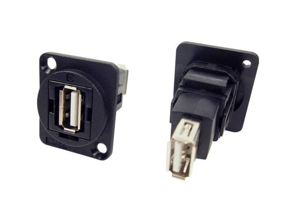 XLR-adapter USB 2.0 B hunn til USB 2.0 A, innfelt CP30208N (1 stk)
