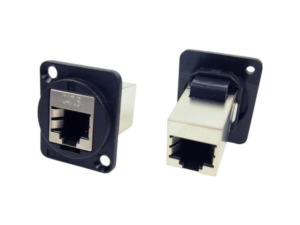 XLR-adapter FTP RJ45 Cat6 infälld CP30222SX
