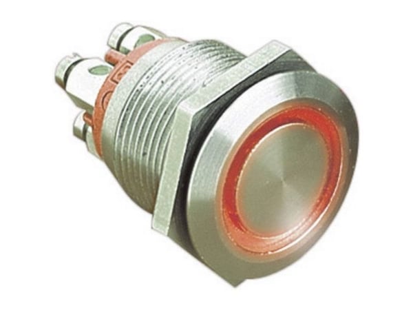Bulgin Vandal Resistant switch 24 V / 50 mA DC