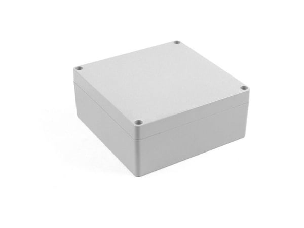 Hammond Electronics 1554 PC 1554Q2GY Universalskap 90 x 140 x 140 Polykarbonat Grå 1 stk
