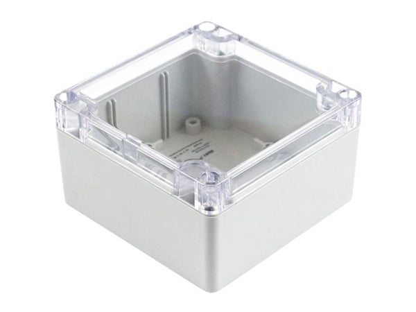 Hammond Electronics 1554 PC CL 1554L2GYCL Yleiskotelo Polykarbonaatti Harmaa 1 kpl