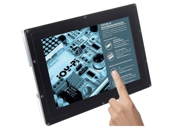 Joy-iT RB-LCD-10B, 25,6 cm (10.1"), 1200 x 800 piksler, LCD, Svart