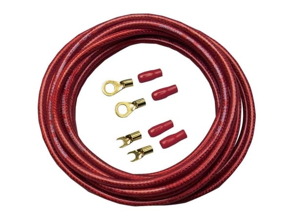 Sinuslive bil HiFi strömkabelsats 10 mm² förgylld