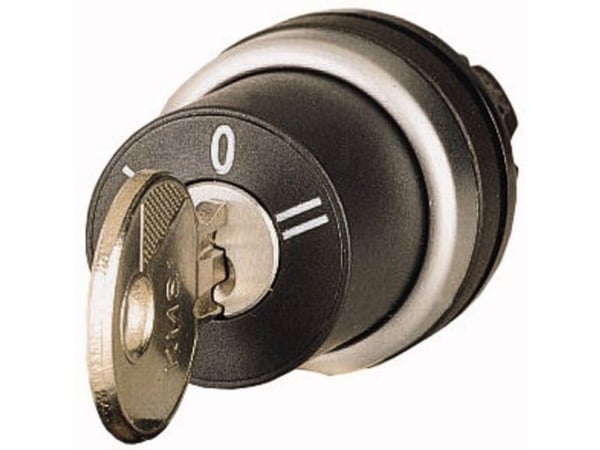 Eaton M22-WS3, Avaimella varustettu kytkin, Musta, Hopea, Muovi, IP66, 29,7 mm, 39,6 mm