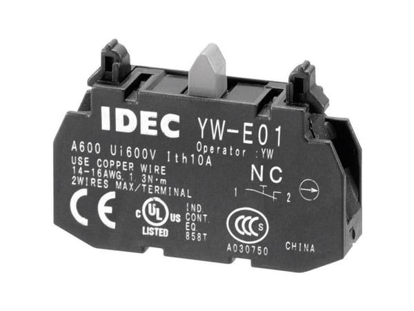 Idec YW-E01 kontaktdel 1 x brytkontakt 240 V/AC