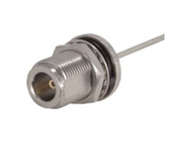 Huber &amp; Suhner 24_N-50-3-14/133_NE 22542300 N-liitin alustaliitäntä, uppoasennus 50 Ω 1 kpl