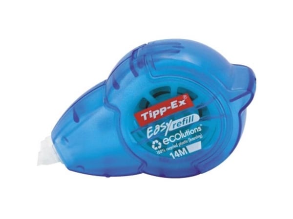 BIC Tipp-Ex Easy Refill, Blå, 14 m, 5 mm, 1 kpl BIC Tipp-Ex Easy Refill, Blå, 14 m, 5 mm, 1 stk