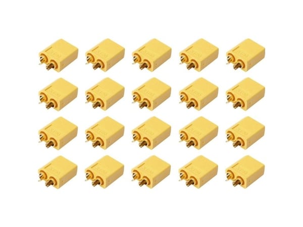 Reely 1399717 XT60 batterikontakt forgylt (20 stk.)