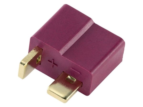 Reely 1399715 batterihylse T-stiftsystem forgylt, 20 stk