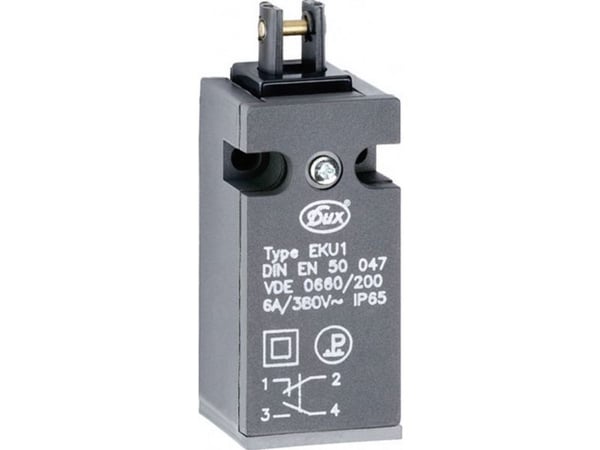Schlegel EKU1-KZ endestoppkontakt 380 V/AC 6 A trekkaksel tastende IP65, 1 stk