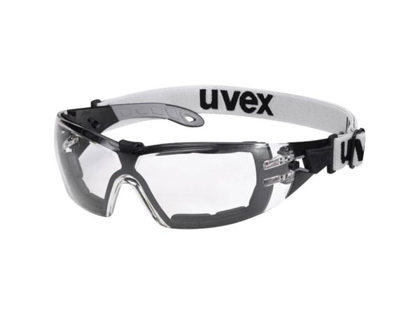 Uvex 9192180, Turvalasit, Harmaa, Musta, Polykarbonaatti, 1 kpl