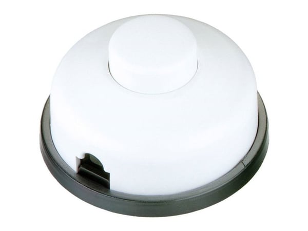 interBär strömbrytarkontroll vit 1 x Off/On 6 A 1 st