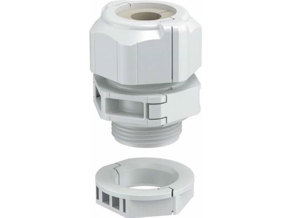 OBO Bettermann 2024912 kabelgenomföring 1,5 mm plast ljusgrå, 5 st