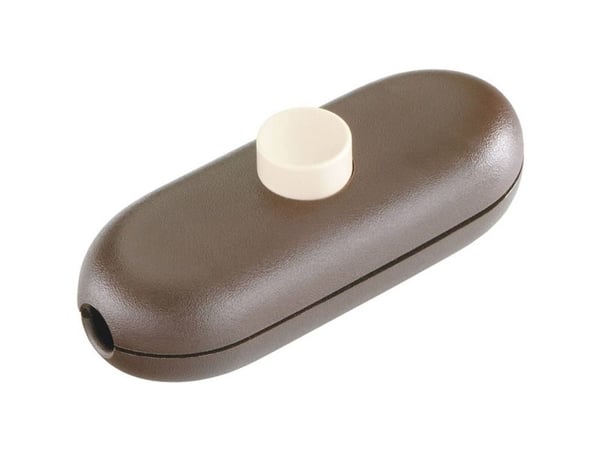 interBär Johdon välikytkin 1-napainen, on/off-kytkin 2 (1) A/250 Vac