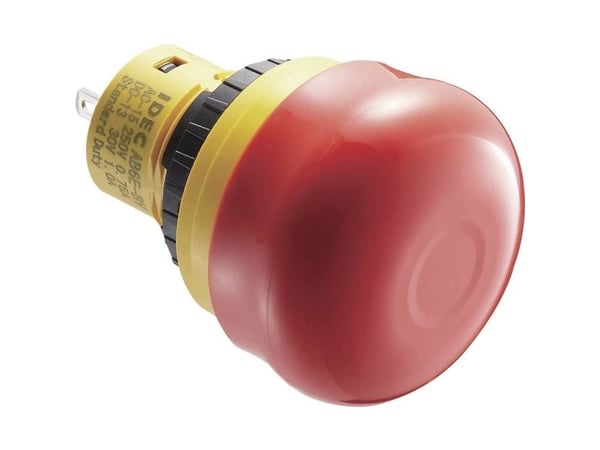 Idec AB6E-3BV02PRH Nødstopknap 250 V/AC 3 A 2 x brydekontakt IP65 1 stk