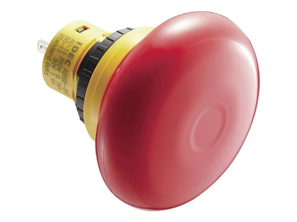 Idec AB6E-4BV02PRH Nødstopknap 250 V/AC 3 A 2 x brydekontakt IP65 1 stk