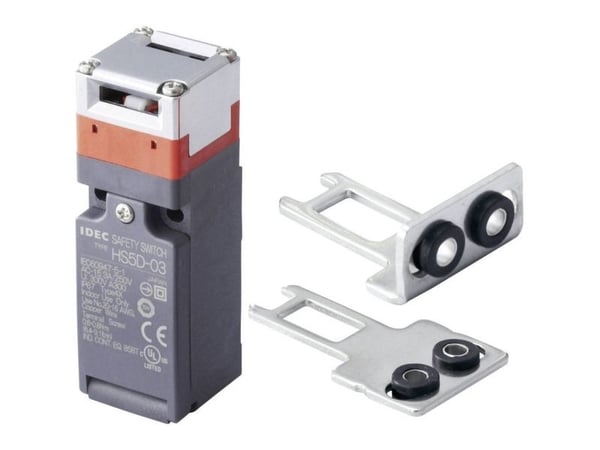 Idec HS5D-03ZRNM-SET sikkerhetskontakt 300 V/AC 10 A metall rett/bøyd betjening IP67 1 sett