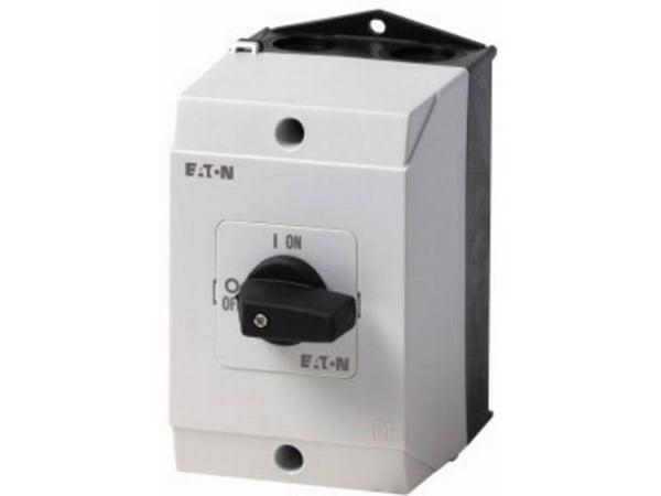 Eaton T0-1-102/I1, Vipukytkin, 2P, Musta, Valkoinen, IP65, 80 mm, 102 mm