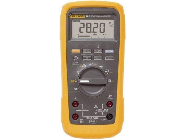 Fluke 28 II, LCD, Batteri, AA, 1,5 V, 100 mm, 63,5 mm