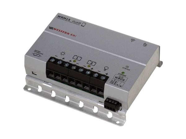Western Co. WRM15 dualB solcelle-laderegulator MPPT 12 V, 24 V 15 A