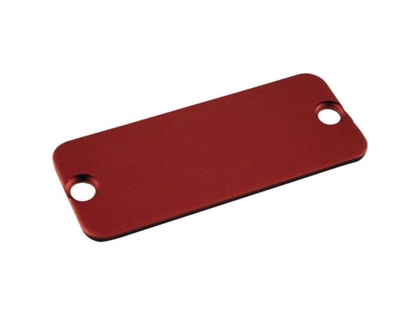 Hammond Electronics 1455LALRD-10 endplate (L x B) 103 mm x 30,5 mm aluminium rød 10 stk