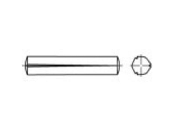 TOOLCRAFT TO-5378688 Konisk firkantspiker 5 mm Rustfritt stål A1 100 stk