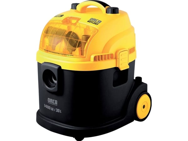 Sencor SVC 3001 ORCA, 1400 W, Kuiva ja märkä, Pölypussi, 30 L, 77 dB