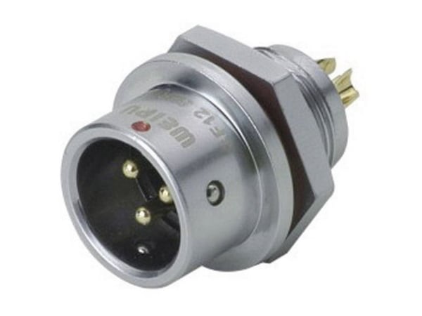 Weipu SF1212/P4 rundkontakt, 4-polet samlet