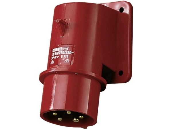 MENNEKES 379, Suora, 400 V, Punainen, IP67, 1 kpl