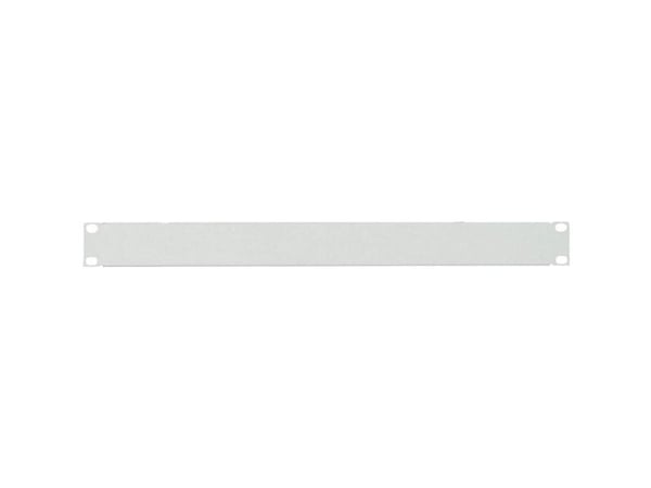 LogiLink PN104G, Glanset panel, Grå, Stål, 4U, 48,3 cm (19"), 482,6 mm