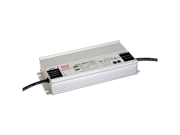MEAN WELL HLG-480H-24B, 480 W, IP20, 90 - 305 V, 20 A, 24 V, 125 mm