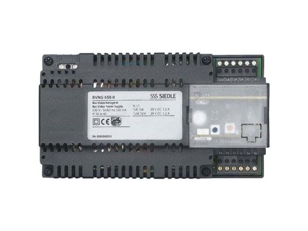 Siedle BVNG 650-0 DE, Sort, Siedle, CE, 0 - 40 °C, 162 mm, 60 mm