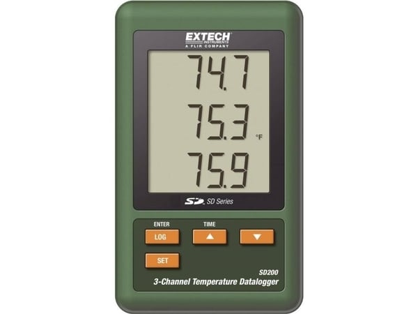 Temperatur-datalogger Extech SD200 Mål Temperatur -100 till 1300 °C