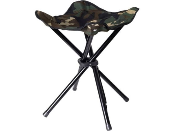 Stealth Gear hopfällbar stol 4 ben, svart/silver SGCS4L