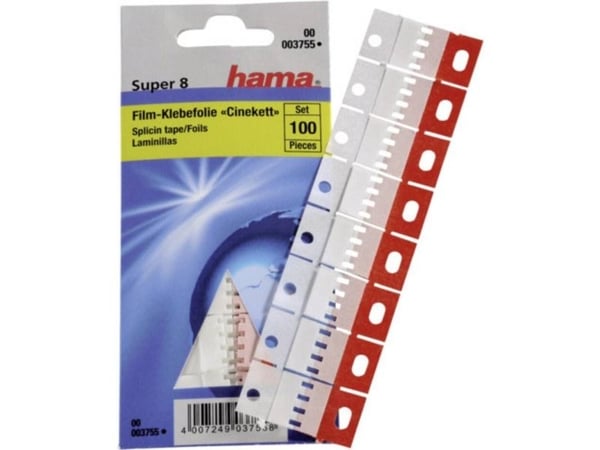Hama Film Splicing Tape Cinekett, 100 stykker, 11 g, 65 mm, 145 mm, 4 mm