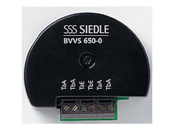 Siedle BVVS 650-0, Sort, Siedle, 0 - 40 °C