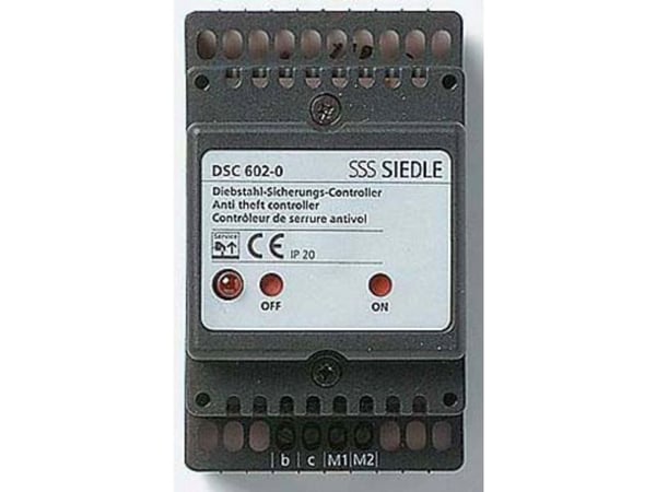 Siedle DSC 602-0, musta, harmaa, DC, 53,5 mm, 60 mm, 89 mm, 1 kpl